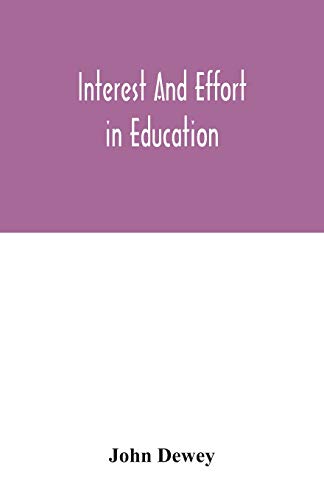 Beispielbild fr Interest and effort in education zum Verkauf von Reuseabook