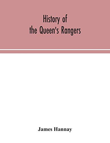 Stock image for History of the Queen's Rangers for sale by Chiron Media