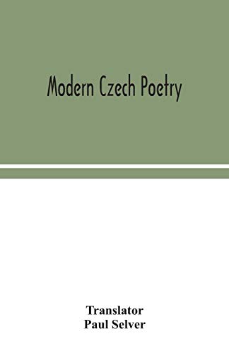 Imagen de archivo de Modern Czech poetry a la venta por PBShop.store US