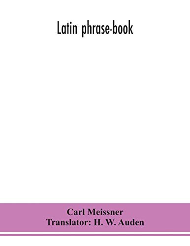 Stock image for Latin phrase-book for sale by Lucky's Textbooks
