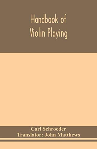 Beispielbild fr Handbook of violin playing zum Verkauf von Lucky's Textbooks