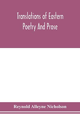 Stock image for Translations of Eastern poetry and prose for sale by Lucky's Textbooks