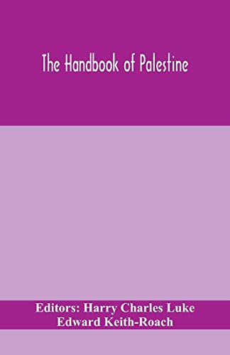 Beispielbild fr The handbook of Palestine zum Verkauf von PBShop.store US