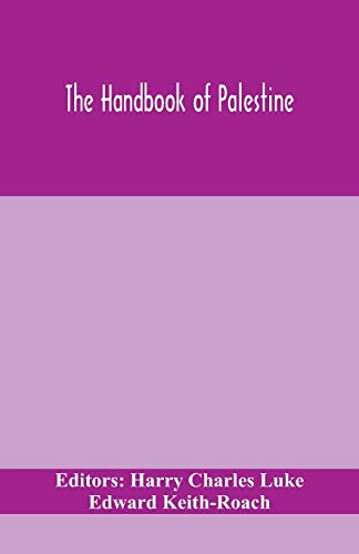 Stock image for The handbook of Palestine for sale by PBShop.store US