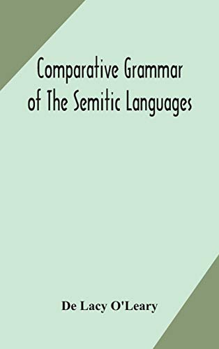 Imagen de archivo de Comparative grammar of the Semitic languages a la venta por Book Deals