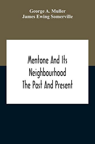9789354187650: Mentone And Its Neighbourhood: The Past And Present