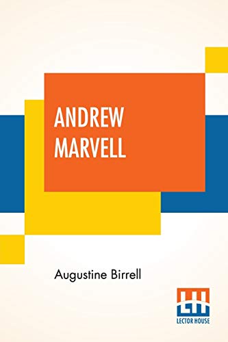 Stock image for Andrew Marvell: Edited By John Morley [Soft Cover ] for sale by booksXpress