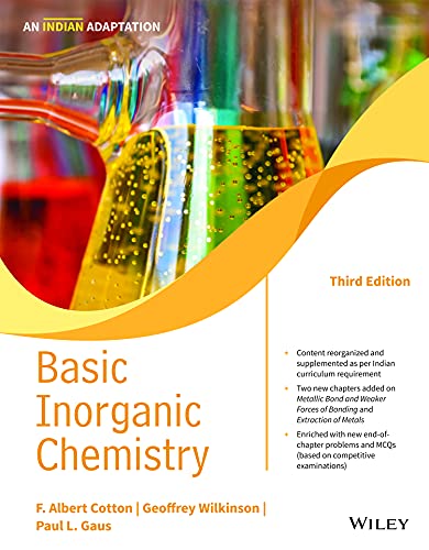 Stock image for Basic Inorganic Chemistry, 3Ed An Indian Adaptation for sale by Books in my Basket