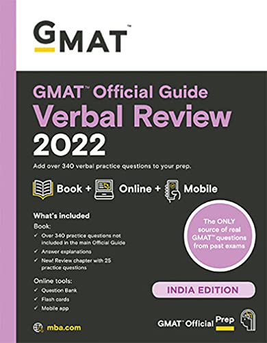 Beispielbild fr GMAT Official Guide Verbal Review 2022: Book + Online Question Bank zum Verkauf von WorldofBooks