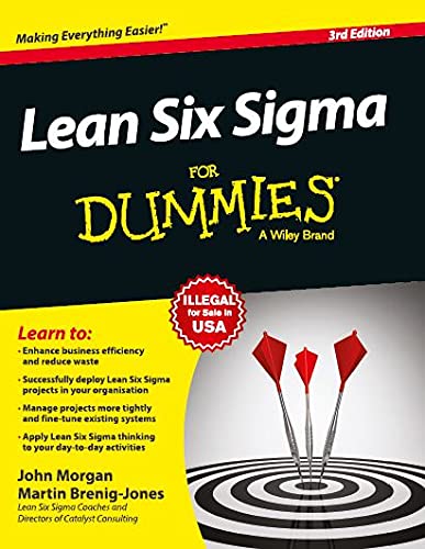 Beispielbild fr LEAN SIX SIGMA FOR DUMMIES, 3RD EDITION zum Verkauf von Universal Store