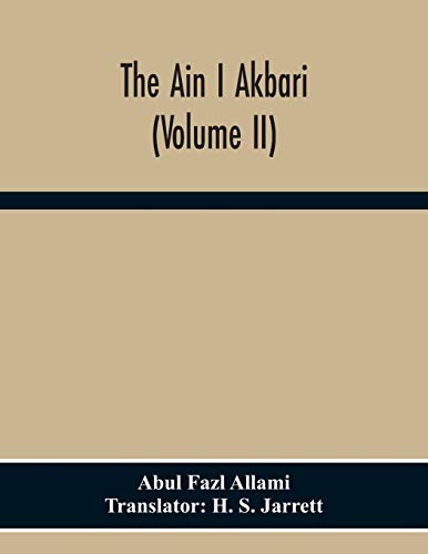 Stock image for The Ain I Akbari (Volume Ii) for sale by Books Unplugged