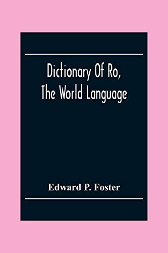 Stock image for Dictionary Of Ro, The World Language for sale by Chiron Media