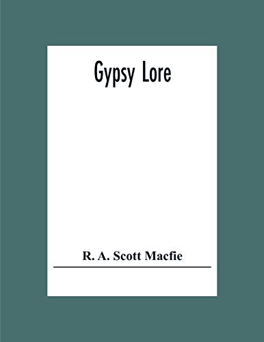 Stock image for Gypsy Lore [Soft Cover ] for sale by booksXpress