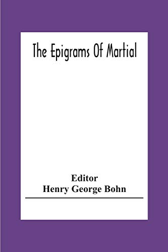 Stock image for The Epigrams Of Martial for sale by GF Books, Inc.