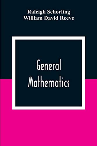 9789354307294: General Mathematics