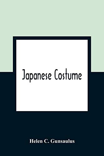 Imagen de archivo de Japanese Costume a la venta por Lucky's Textbooks