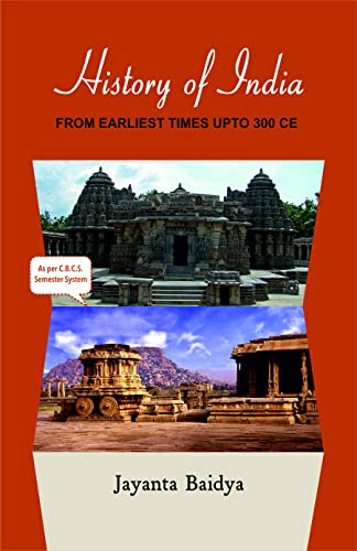 Stock image for History of India From Earliest Times Upto 300 CE for sale by Books Puddle