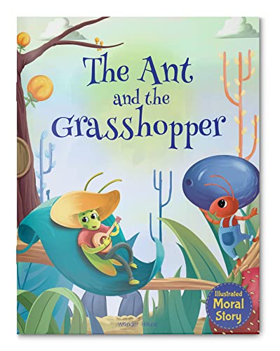 Imagen de archivo de The Ant and the Grasshopper - Illustrated Moral Story for Children a la venta por Books Puddle