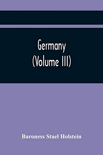 Stock image for Germany (Volume Iii) for sale by Lucky's Textbooks