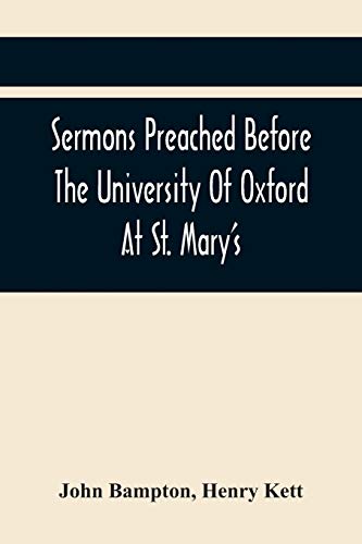 Stock image for Sermons Preached Before The University Of Oxford At St. Mary'S, In The Year Mdccxc, At The Lecture Founded for sale by Lucky's Textbooks