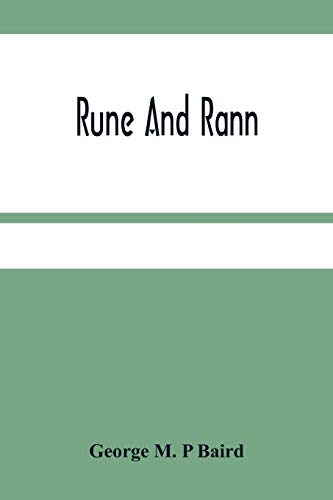 Stock image for Rune And Rann for sale by Lucky's Textbooks