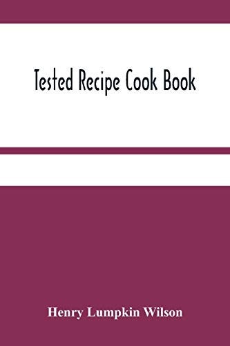 Beispielbild fr Tested Recipe Cook Book zum Verkauf von Lucky's Textbooks