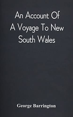 Stock image for An Account Of A Voyage To New South Wales for sale by Lucky's Textbooks