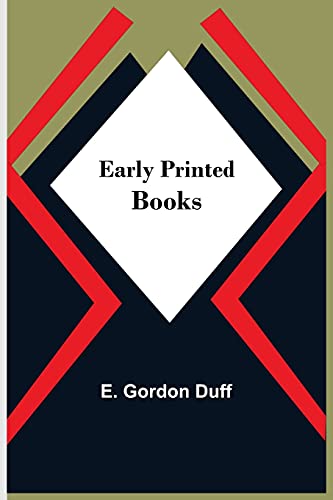 Stock image for Early Printed Books for sale by Lucky's Textbooks