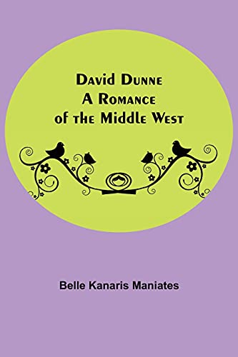 Stock image for David Dunne A Romance Of The Middle West for sale by Big River Books