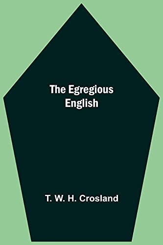 Beispielbild fr The Egregious English zum Verkauf von Lucky's Textbooks