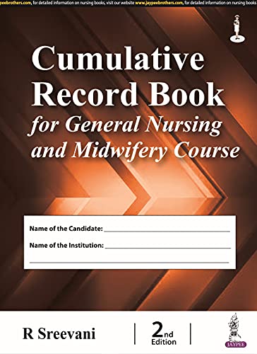 Stock image for Cumulative Record Book for General Nursing and Midwifery Course for sale by Books Puddle