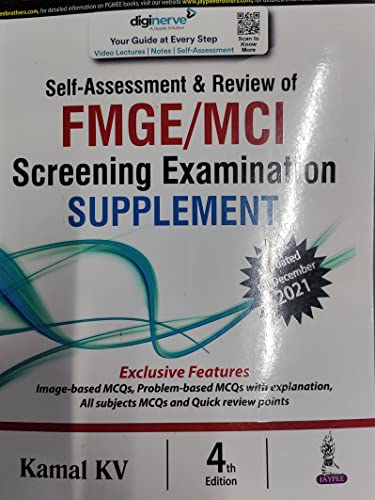 Stock image for Self-Assessment & Review of FMGE/MCI Screening Examination Supplement for sale by Books Puddle