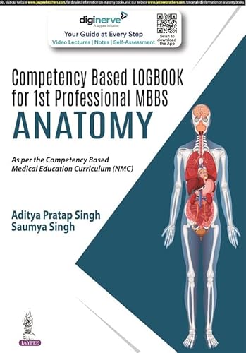 9789354659218: Competency Based Logbook for 1st Professional MBBS Anatomy