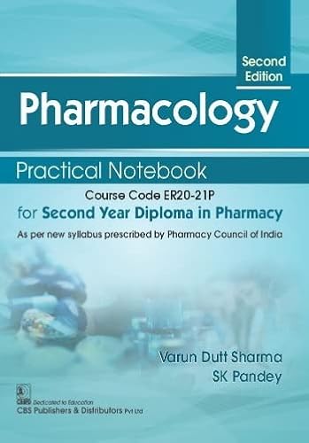 Stock image for Pharmacology Practical Notebook for Second Year Diploma in Pharmacy 2Ed for sale by Books Puddle