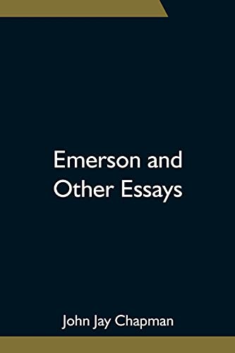 Beispielbild fr Emerson and Other Essays zum Verkauf von Lucky's Textbooks