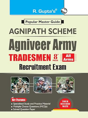Stock image for Agnipath: AGNIVEER ARMY (Tradesmen - 8th Pass) Indian Army Exam Guide for sale by Books Puddle