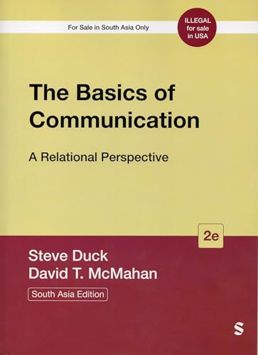 Stock image for The Basics of Communication: A Relational Perspective for sale by Books Puddle