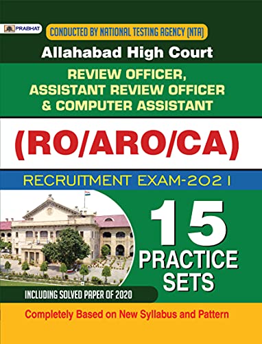Immagine dell'editore per Allahabad High Court - RO, ARO and Computer Assistant Recruitment Exam 15 Practice Sets (ENGLISH ) venduto da dsmbooks