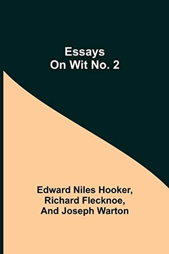 Stock image for Essays on Wit No. 2 for sale by Lucky's Textbooks