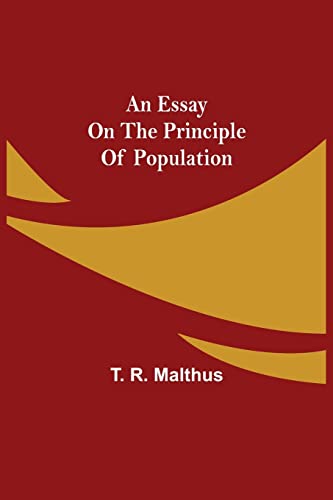 Imagen de archivo de An Essay on the Principle of Population a la venta por Lucky's Textbooks