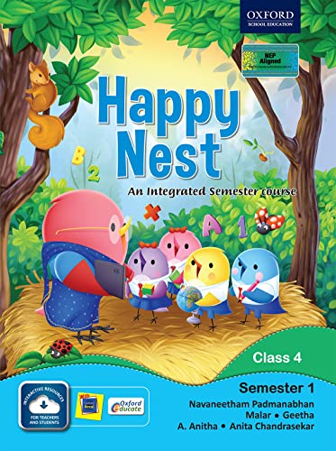 Stock image for HAPPY NEST-AN INTEGRATED SEMESTER COURSE FOR CLASS 4 SEMESTER 1 for sale by dsmbooks