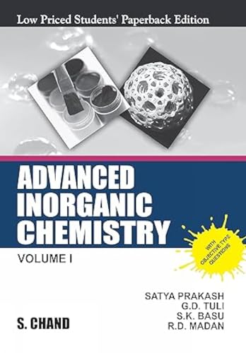 Imagen de archivo de Advanced Inorganic Chemistry Vol.I a la venta por Books Puddle