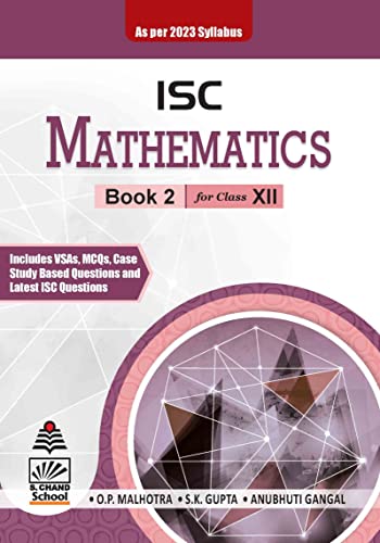 Stock image for ISC Mathematics Class-XII for sale by dsmbooks