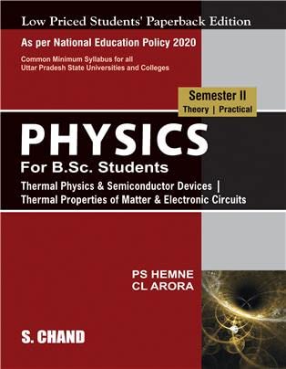 Imagen de archivo de Physics for B.Sc. Students Semester II [LPSPE] a la venta por dsmbooks