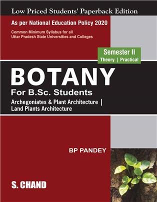 Stock image for Botany for B.Sc. Students Semester II - NEP 2020 Uttar Pradesh (LPSPE) for sale by Books Puddle