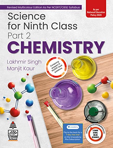 Stock image for Lakhmir Singh's Science for Class 9 Part-2 Chemistry for sale by Books Puddle