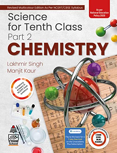 Stock image for Lakhmir Singh's Science for Class 10 Part-2 Chemistry for sale by Books Puddle