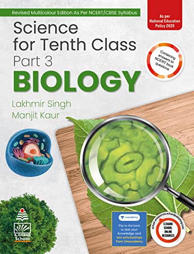 Stock image for Lakhmir Singh's Science for Class 10 Part-3 Biology for sale by Books Puddle