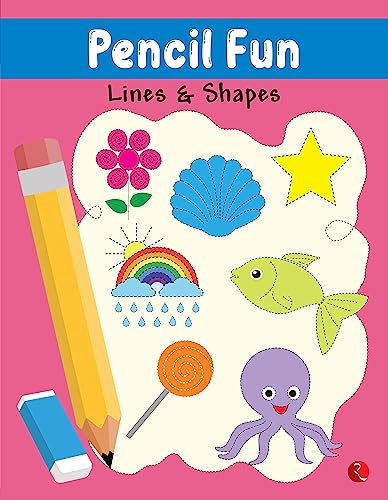 9789355205186: PENCIL FUN: Lines and Shapes Book of Pencil Control, Practice Pattern Writing (Full Color Pages)