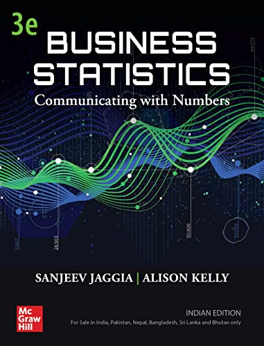 Beispielbild fr Business Statistics: Communicating with Numbers | 3rd Edition zum Verkauf von Books Puddle